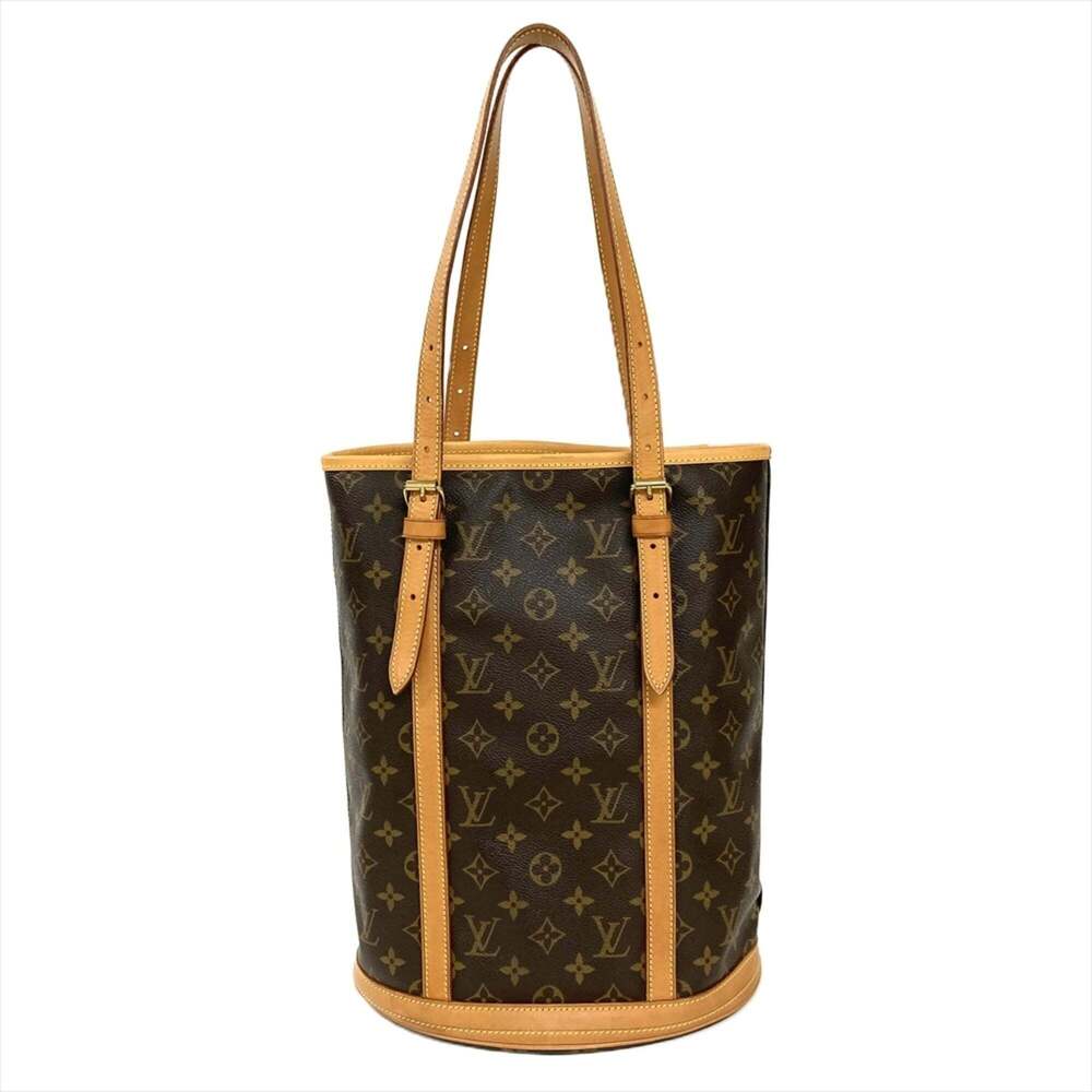 LOUIS VUITTON Authentic Brown Monogram Canvas Tote Bag